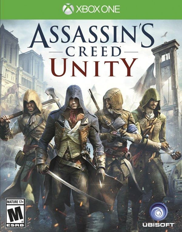 Product image showing digital artwork for assassin’s creed unity xbox one cd key