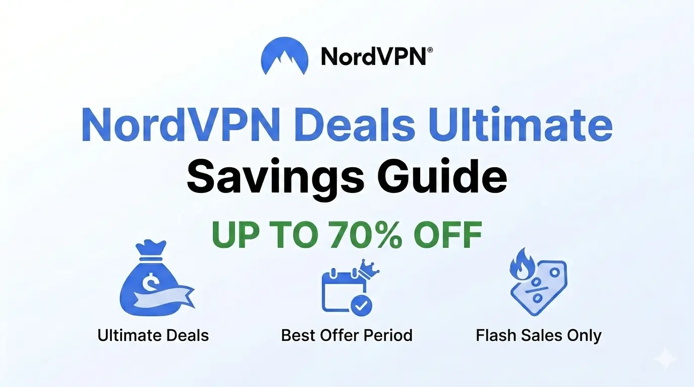 The Best Nordvpn Deals Right Now Graphic depicting nordvpn deals and offers